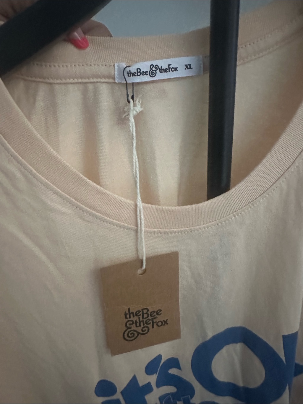 Nwt Thebee & Thefox It’s Ok Not To Be Ok Graphic T-Shirt Xl — image 3 of 5